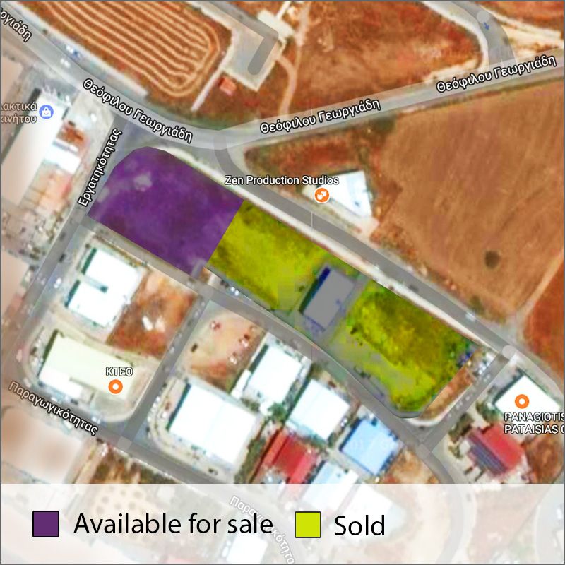 Industrial Plot at Lakatameia for sale Aleshiam Real Estates & Construction Ltd